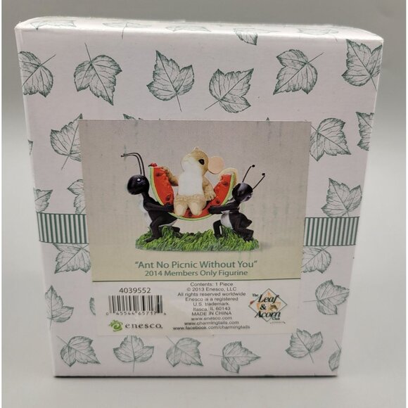 Charming Tails Ant No Picnic Without You Figurine Exclusive Members Only 2014 - Picture 8 of 9